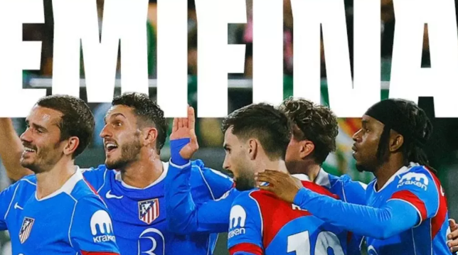 Atletico Madrid Hancurkan Real Betis 5-0 di Copa