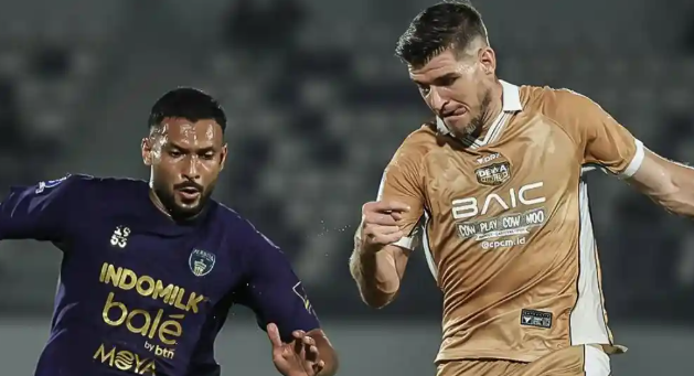 Dewa United Permalukan Persita Tangerang Skor Tipis 0-1